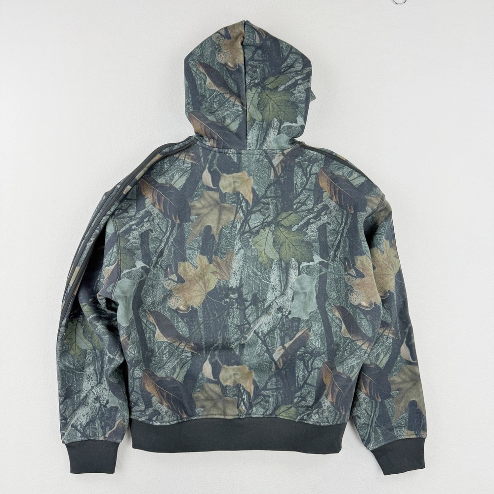 Adidas Camo Hoodie Sweatshirt Size‎ S Mens Full Zip Woodland JY2775 - Picture 2 of 10